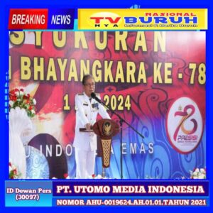 Bupati Hilarius Duha Hadiri HUT Bhayangkara ke-78