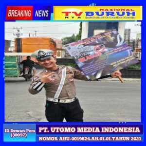 Gelar Ops Patuh Toba 2024, Sat Lantas Deli Serdang Berikan Himbauan ke Pengendara dengan Humanis