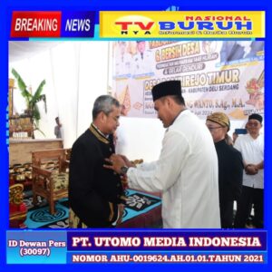 Kepala Desa Sambirejo Timur dan Warga, Suroan Bulan Muharram bersama Pj Bupati Deli Serdang