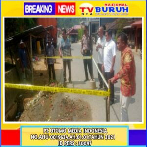 Jalan Ambles! Muspikacam Muara Sipongi Bergerak Cepat Memasangan Police Line