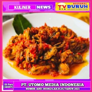 Bahan Utama Cara Membuat Kerang Balado yang Lezatnya Bikin Selera Nafsu Makan Kamu Naik!