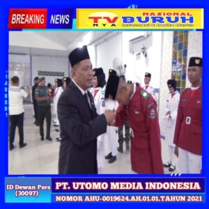 Pengukuhan Paskibraka Kecamatan Tanjung Merawa 2024, Begini Kata Ibnu Hajar S,Sos?