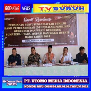 KPU Dairi Sosialisasikan PKPU No 8 Tahun 2024 Menjelang Pendaftaran Bupati dan Wakil Bupati