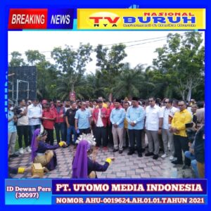 Partai Pengusung bersama Relawan Pendukung Hantarkan Asri Ludin dan Lom Lom Resmi Mendaftar di KPU Deli Serdang