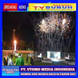 Pembukaan PON ke 21 di Aceh Lewat Layar Lebar di Sambut Meriah Warga Sumatera Utara