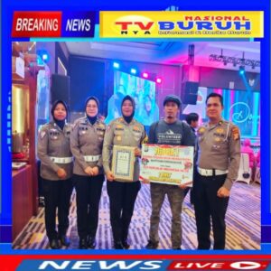 Dalam Rangka HUT Lantas KE – 69, AKP Mulyana Kasat Lantas Polres Bengkalis Raih Penghargaan Kasat Terbaik 1 Se-Polda Riau