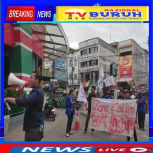 Unjuk Rasa di Irian Supermarket Kisaran, Buruh iZone Tuntut Hak PHK
