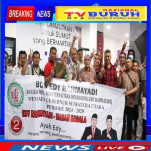 Edy Rahmayadi – Hasan Basri Sagala Dapat Dukungan Pengemudi Ojek Online