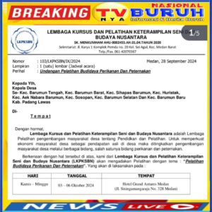 Lembaga LKPKSBN Adakan Kegiatan Bimtek Hingga Biaya 7.5Juta Per- Peserta, Kades Se-Kabupaten Padang Lawas Menjerit!