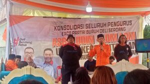 Hadir Dalam Konsolidasi Partai Buruh Deli Serdang, Dewan Penasihat Henry Saragih Ingin Gencarkan Posko Orange