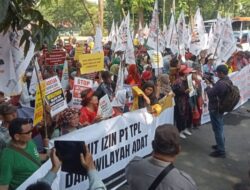 Aliansi Masyarakat Adat Nusantara Geruduk Gedung DPRD Sumut Minta Sahkan Perda Masyarakat Adat Sumatera Utara