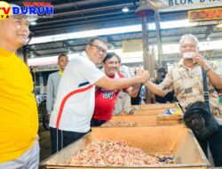 Calon Bupati Deli Serdang nomor urut 2 dr. Asri Ludin Tambunan Kunjungi Pasar MMTC, Pedagang Teriak! Bupati Datang