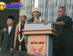 Rudi Sapari A.s – Ketua JWI DPW Lampung Mengucapkan Selamat Atas Dilantiknya Ketua ORMAS GRIB Jaya DPD Lampung