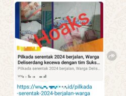 Foto dan Isi Berita Tidak Sama, Terkait Warga Kecewa dengan Tim Sukses No Urut 02, Sitompul Hoaks!