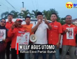 Partai Buruh Sumut Bergerak, Salam 2 Jari Untuk Cagubsu Edy Rahmayadi dan Cabup Asri Ludin Tambunan di Pabrik Kawasan Industri di Deli Serdang Sumut