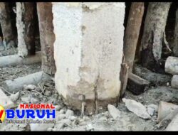 Pembangunan Rumah Layak Huni Mengalami Kerusakan di Rimba Melintang Rohil