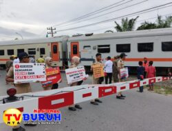 KAI Divre I Apresiasi Pemprov Sumut Bangun Palang Pintu dan Pos Jaga Perlintasan di Kota Tanjung Balai