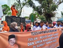 Partai Buruh Sumut Gelar Aksi, Willy Agus Utomo : Dari 33 Kabupaten/Kota Hanya 10 Terbit UMSK, Ada Apa Dengan PJ Gubsu?