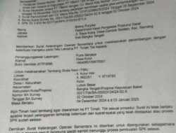 Diberitakan di Media Online Sebut Tambang Ilegal! Pemilik Tambang Tunjuk Surat Legal