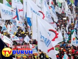 Ribuan Buruh FSPMI dan Partai Buruh Sampaikan Aspirasi ke DPR RI Tanggal 6 Februari 2025