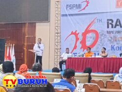 Penutupan Rapim, Riden Hatam Aziz: FSPMI Adalah Harapan Kaum Buruh