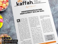 Mempersiapkan Diri Menyambut Bulan Suci Ramadhan