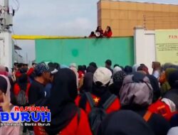 Tangis 2.100-an Buruh Pabrik Ini Pecah: Belum Digaji-Pabrik Disegel
