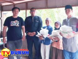 Pemimpin Perusahaan Suara Akademis di Hari Ulang Tahun yang Ke-2 berbagi Sembako Kepada Yatim Piatu di Tanjung Morawa