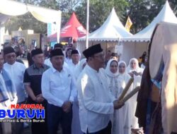 Dipukulnya Bedug oleh Bupati Asri Luddin Tambunan sebagai Tanda Ramadhan Fair 2025 telah Dibuka untuk Umum 
