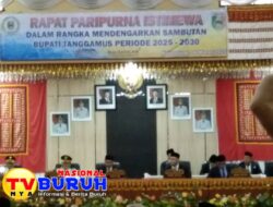 Rapat Paripurna Istimewa Sambutan Perdana Bupati Tanggamus Periode 2025-2030