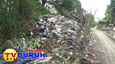 Sampah Menumpuk di Dalamnya Ada Makam Kuburan di Tanah Wakaf PTPN Tanjung Morawa