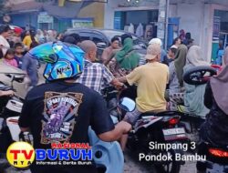 Kemacetan Panjang Akibat Bagi-bagi Takjil Di Simpang 3 Pondok Bambu Jalan Limau Manis Tanjung Morawa