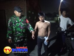 Babinsa dan Warga Tangkap Pencurian Pagar, Pelaku Positif Gunakan Narkoba Sabu di Rumah