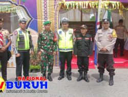 Amankan Arus Mudik 2025, TNI-Polri Siaga 24 Jam di Pos Pengamanan Lubuk Pakam