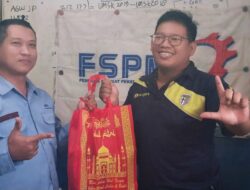 PUK SPL FSPMI PT. Ispat Indo Bagikan Bingkisan Lebaran dan Donasi untuk Anggota dan Panti Asuhan