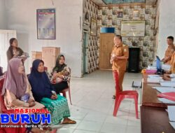 Memastikan Posyandu Berjalan Baik , Camat Negeri Agung Dampingi Langsung Kakamp Tj Rejo