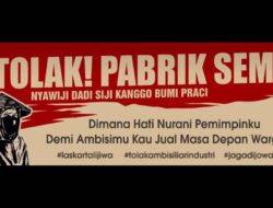 Laskar Tali Jiwa Tolak Pembangunan Pabrik Semen di Wonogiri