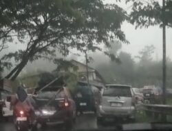 Hujan Deras Sebabkan Kemacetan Panjang di Jalur Lingkar Nagreg