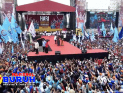 Di Hari May Day, Prabowo Janji Hapus Outsourcing Didepan Jutaan Buruh di Indonesia