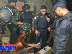 Patroli Anti Begal Temukan Barang Bukti Narkoba, TNI Amankan Satu Pelaku Warga Lubuk Pakam