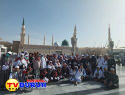 Jemaah Haji Kloter 10 Embarkasi Medan Ziarah Sekitar Madinah