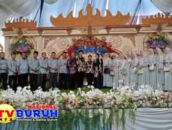 Kompak Pemerintahan Kecamatan Bumi Agung Beserta Pemerintah Kampung Sekecamatan Bumi Agung Hadiri Walimatul Khitan Putra Irfan Binawa