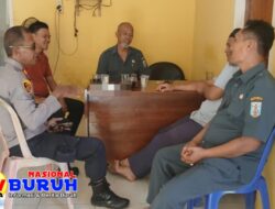 Pemerintah Kampung Mekar Asri Fasilitasi Cooling System Polsek Baradatu Cegah Ganguan Kamtibmas