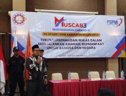 Sambutan Ketua Terpilih PC SPAMK Mojokerto, Muchlissin : Tata dan Sambung Kembali Organisasi