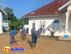 Memperingati Hari Lingkungan Hidup Pemerintahan Kecamatan Negeri Agung Menggelar Giat Bersih Bersih