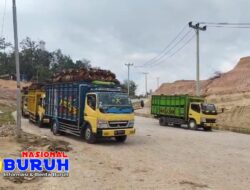 Pungli Resahkan Supir Truk Sawit di Way Kanan