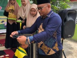 Berjalan Hikmad Haflah Akhirussanah Pelepasan Siswa TK IT Hafizah Althafunnisa Angkatan Ke-3 di Desa Dalu-10B
