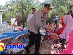 Dalam Rangka Hut Bhayangkara, Sat-Polres Rokan Hilir Bakti Sosial