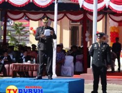 Kapolres Padang Lawas Pimpin Upacara HUT Bhayangkara ke-79, Polri Untuk Masyarakat