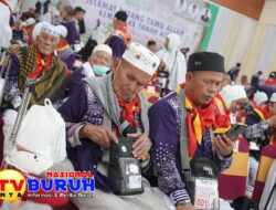 354 Jemaah Haji Kloter 14 Tiba di Tanah Air, 1 Wafat, 1 Tunda Kepulangan
